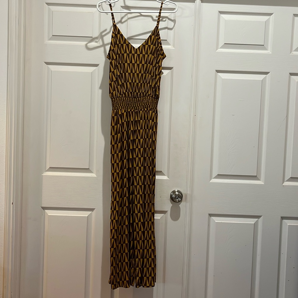 Khush.  Never worn.  Brown/mustard - really nice color combination.